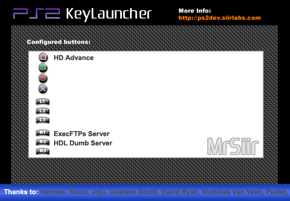 keylauncher ps2 game
